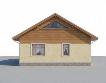 Проект дома из блоков 10-2214