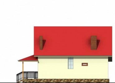 Проект дома из блоков 1027