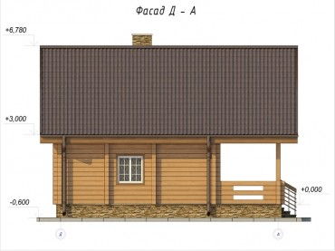 Проект деревянного дома 3-15