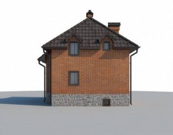 Проект дома из блоков 10-2241