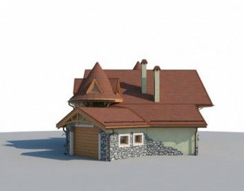 Проект дома из блоков 10-2218-2