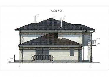 Проект дома из блоков 1628