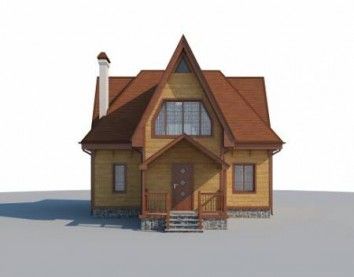 Проект деревянного дома 10-2228