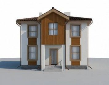 Проект дома из блоков 10-2034