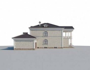 Проект дома из блоков 10-2250