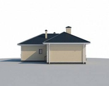 Проект дома из блоков 10-2174