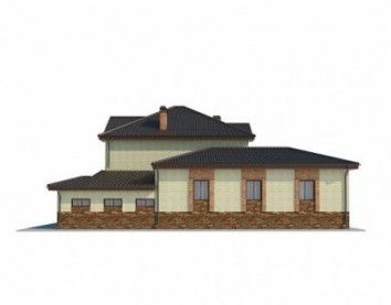 Проект дома из блоков 10-2143