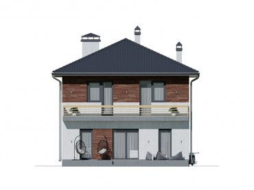 Проект дома из блоков м25