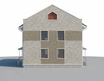 Проект дома из блоков 10-2242