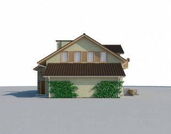 Проект дома из блоков 10-433-2