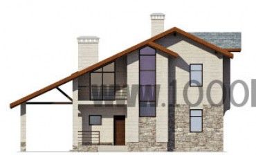 Проект дома из блоков 1124