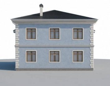 Проект дома из блоков 10-2154