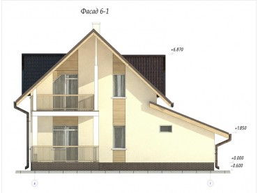 Проект дома из блоков 1-61