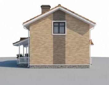 Проект дома из блоков 1-46