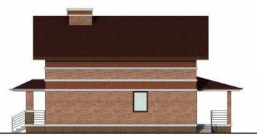 Проект дома из блоков 1207