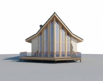 Проект дома из блоков 10-2168-2