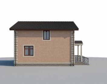 Проект дома из блоков 10-2148