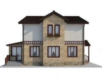 Проект дома из блоков 10-2017