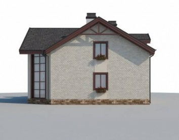 Проект дома из блоков 10-2131