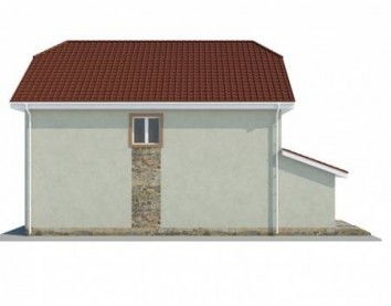 Проект дома из блоков 1797