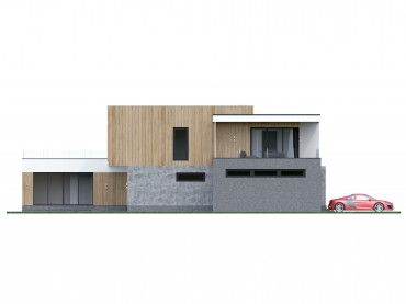 Проект дома из блоков 1-37