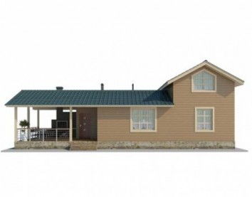 Проект деревянного дома 10-2121
