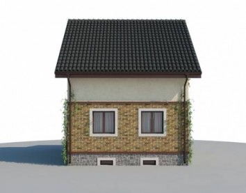 Проект дома из блоков 10-2158