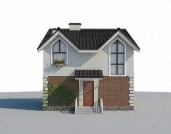 Проект дома из блоков 10-2040