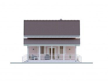 Проект каркасного дома 2-16