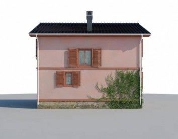 Проект дома из блоков 10-2125