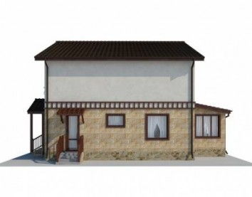 Проект дома из блоков 10-2017