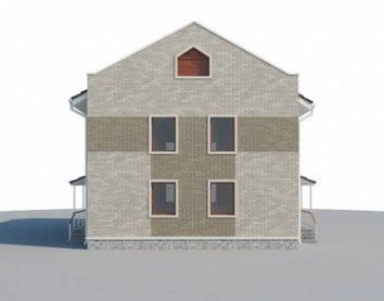 Проект дома из блоков 10-2242