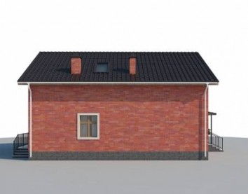 Проект дома из блоков 10-2155