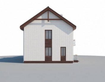 Проект дома из блоков 10-2171