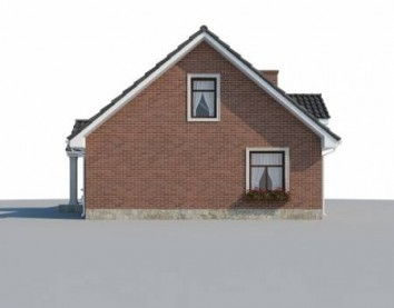 Проект дома из блоков 10-2180