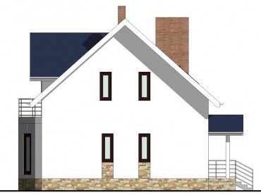 Проект дома из блоков 1310