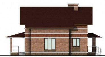 Проект дома из блоков 1207