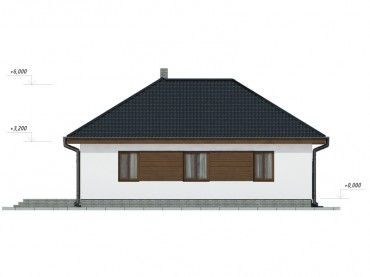 Проект дома из блоков 1-55