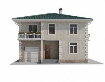 Проект дома из блоков 10-2014