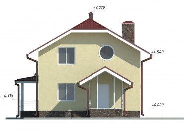 Проект каменного дома 1118