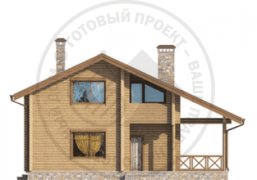 Проект деревянного дома 1052