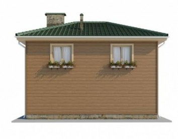 Проект деревянного дома 10-2095