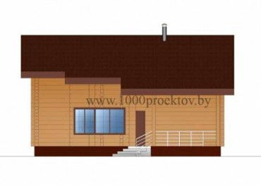 Проект деревянного дома 1550