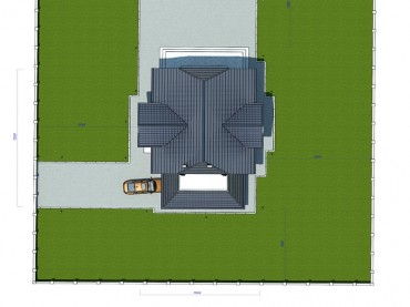 Проект дома из блоков 1-27