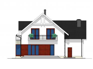 Проект дома из блоков 1-10