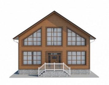 Проект деревянного дома 10-2132