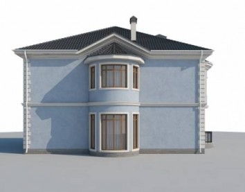 Проект дома из блоков 10-2154