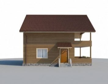 Проект деревянного дома 10-2097