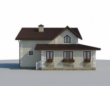 Проект дома из блоков 10-2150-2