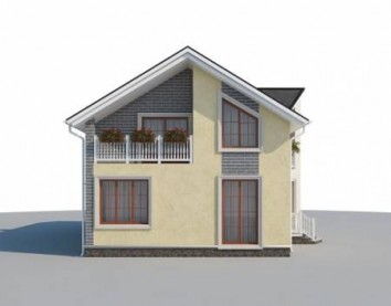 Проект дома из блоков 10-2189